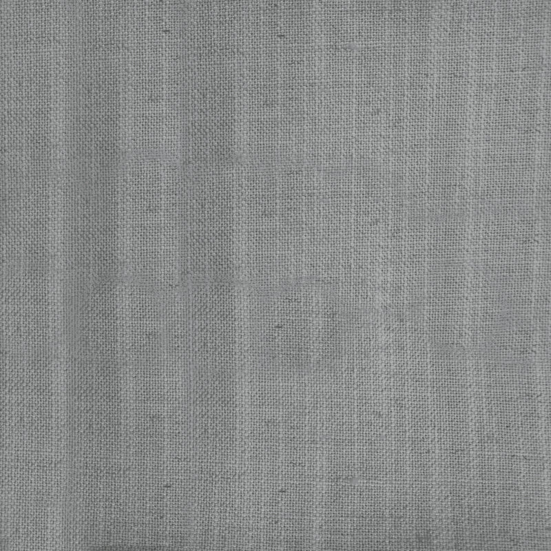 Plain Silver Fabric - Tivoli Plain Woven Fabric (By The Metre) Aluminium Voyage Maison