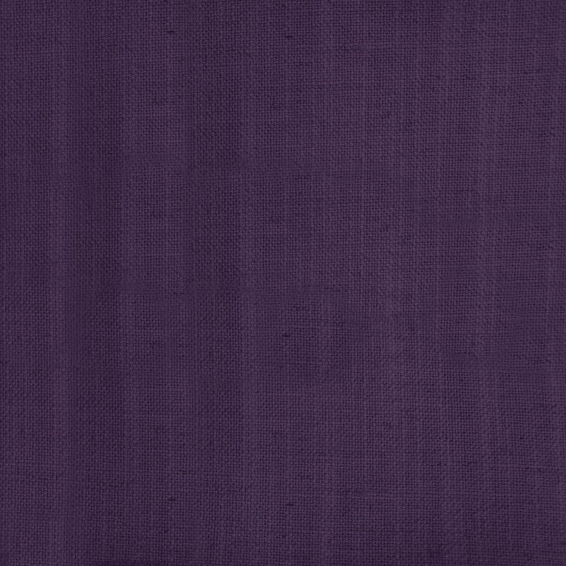 Plain Purple Fabric - Tivoli Plain Woven Fabric (By The Metre) Damson Voyage Maison