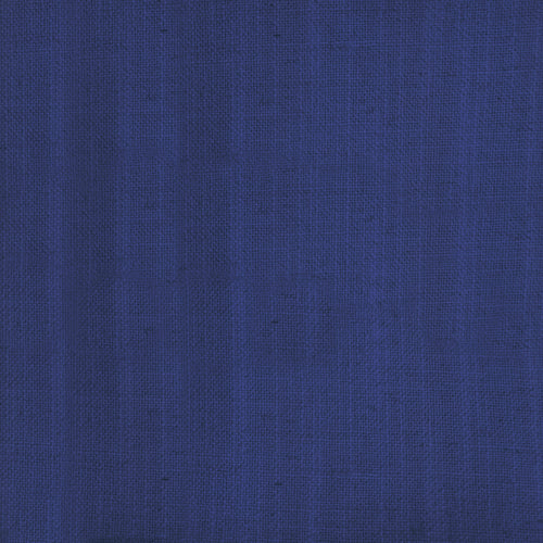 Plain Blue Fabric - Tivoli Plain Woven Fabric (By The Metre) Indigo Voyage Maison