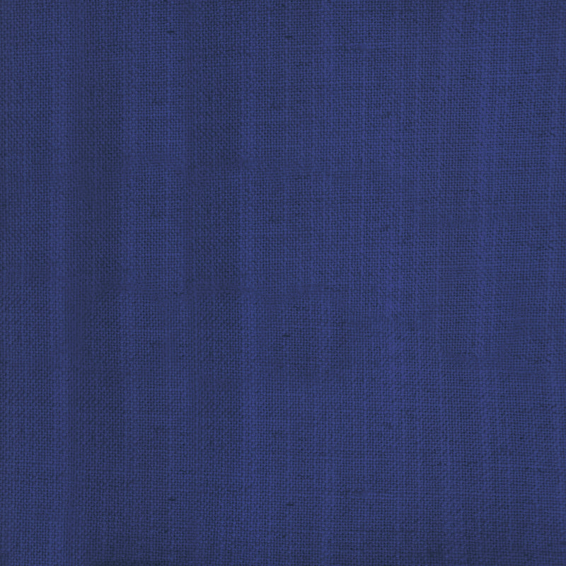 Plain Blue Fabric - Tivoli Plain Woven Fabric (By The Metre) Indigo Voyage Maison