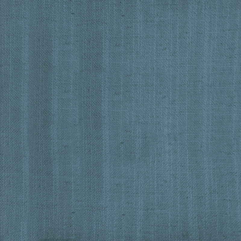 Plain Blue Fabric - Tivoli Plain Woven Fabric (By The Metre) Ocean Voyage Maison