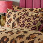 Animal Multi Bedding - True Leopard Printed Duvet Cover Set Multicolour furn.