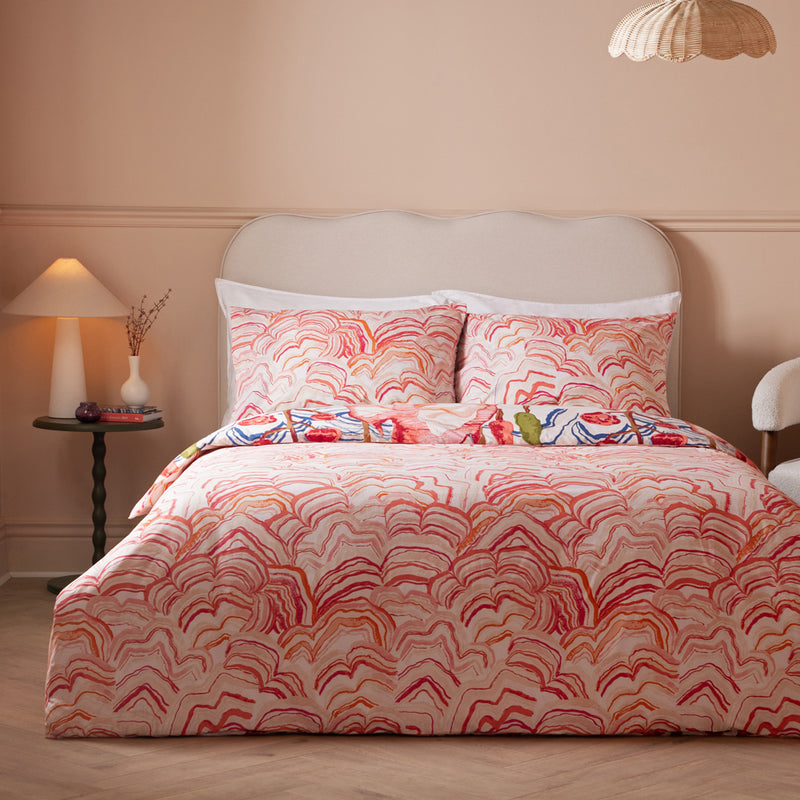 Abstract Multi Bedding  - Terra Nova Printed Reversible Duvet Cover Set Multicolour Furn