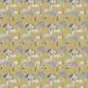 Floral Yellow Fabric - Toadstools Printed Cotton Fabric (By The Metre) Corn Voyage Maison