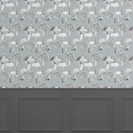 Voyage Maison Toadstools 1.4m Wide Width Wallpaper in Duck Egg