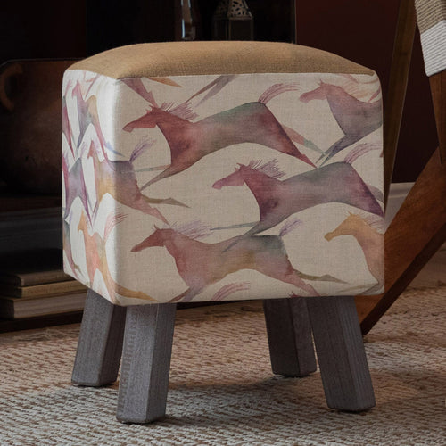 Voyage Maison Toby Square Footstool in Dakota Sand