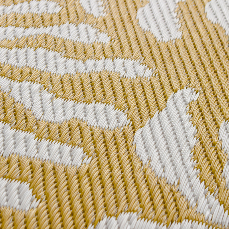 furn. Tocorico 120x180cm Outdoor 100% Recycled Rug in Mustard