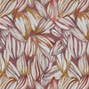 Floral Orange Fabric - Topia Printed Fabric (By The Metre) Amber Voyage Maison