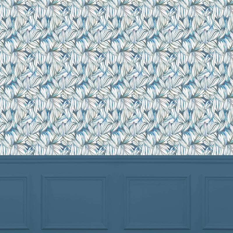 Voyage Maison Topia 1.4m Wide Width Wallpaper in Cobalt