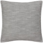 Plain Grey Cushions - Torresman Cotton Slub Cushion Cover Stone Yard