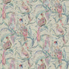 Animal Pink Fabric - Torrington Printed Cotton Fabric (By The Metre) Grape Voyage Maison