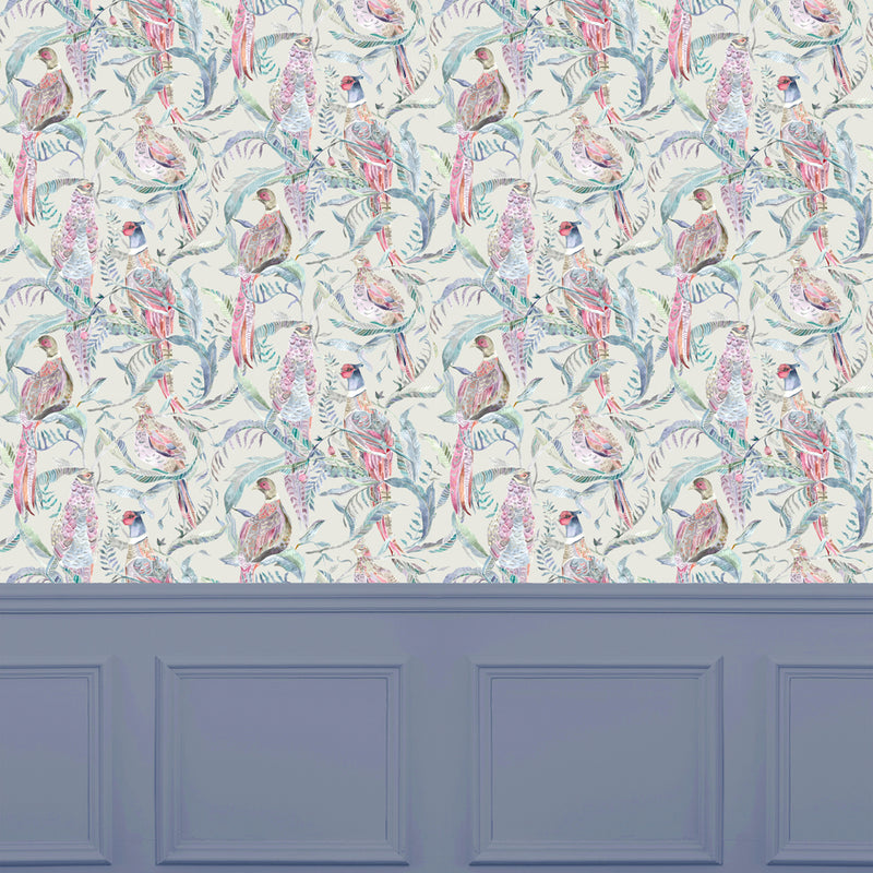 Voyage Maison Torrington 1.4m Wide Width Wallpaper in Loganberry