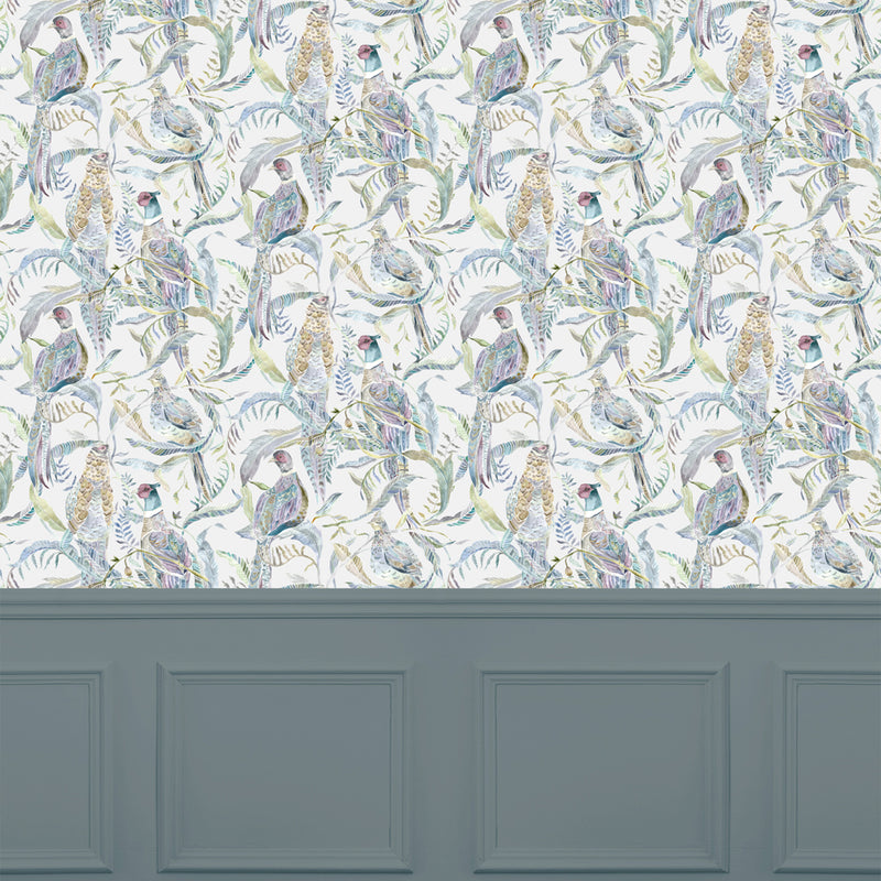 Voyage Maison Torrington 1.4m Wide Width Wallpaper in Skylark