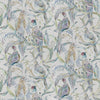 Animal Blue Fabric - Torrington Printed Velvet Fabric (By The Metre) Periwinkle Voyage Maison