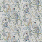 Animal Blue Fabric - Torrington Printed Velvet Fabric (By The Metre) Periwinkle Voyage Maison