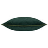 Paoletti Torto Rectangular Opulent Velvet Cushion Cover in Emerald/Moss