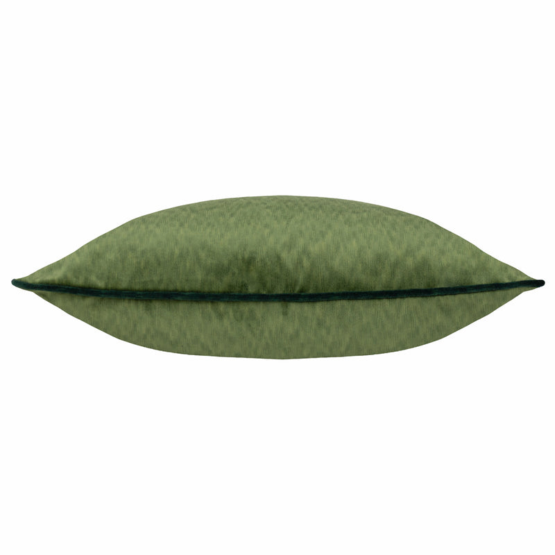 Paoletti Torto Opulent Velvet Cushion Cover in Moss/Emerald