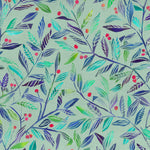 Voyage Maison Torquay Printed Fine Lawn Cotton Apparel Fabric in Mint