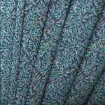 Voyage Maison Torquay Printed Cotton Poplin Apparel Fabric in Pomegrante Navy