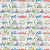 Abstract Multi Fabric - Traffic Jam Printed Cotton Fabric (By The Metre) Primary Voyage Maison