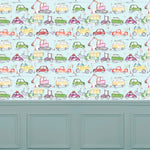 Voyage Maison Trafficjam 1.4m Wide Width Wallpaper in Dusk