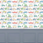 Voyage Maison Trafficjam 1.4m Wide Width Wallpaper in Primary