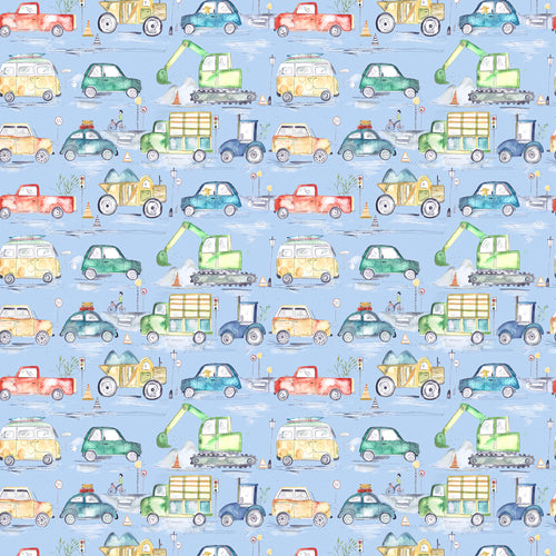 Voyage Maison Trafficjam 1.4m Wide Width Wallpaper in Sky