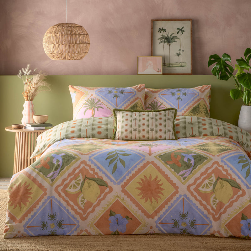 Abstract Multi Bedding - Tropicala Printed Duvet Cover Set Multi furn.