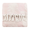 furn. Tropics Tasselled Bath/Beach Towels in Blush