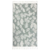 furn. Tropics Tasselled Bath/Beach Towels in Green