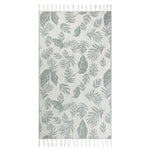 furn. Tropics Tasselled Bath/Beach Towels in Green