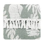 furn. Tropics Tasselled Bath/Beach Towels in Green