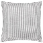 Striped Grey Cushions - Truro Stripe Reversible Cushion Cover Grey Yard