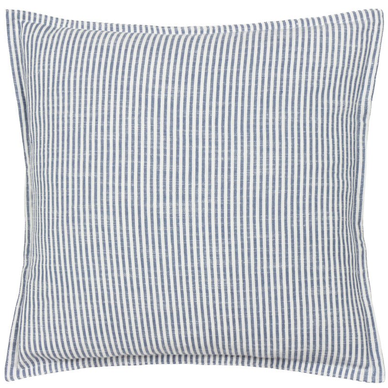 Striped Blue Cushions - Truro Stripe Reversible Cushion Cover Skyline Yard