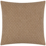 Geometric Beige Cushions - Tryfan Textured Cotton Cushion Cover Biscuit Yard