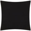 Geometric Black Cushions - Tryfan Textured Cotton Cushion Cover Black Yard