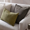 Geometric Cream Cushions - Tryfan Textured Cotton Cushion Cover Natural Yard