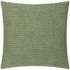 Geometric Green Cushions - Tryfan Textured Cotton Cushion Cover Olive Yard