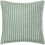 Striped Green Cushions - Tala Stripe Reversible Cushion Cover Eucalyptus Yard