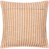 Striped Orange Cushions - Tala Stripe Reversible Cushion Cover Pecan Yard