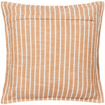 Striped Orange Cushions - Tala Stripe Reversible Cushion Cover Pecan Yard