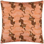 furn. Tibetan Tiger Outdoor Cushion Cover in Coral