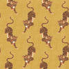 furn. Tibetan Tiger Wallpaper Sample in Mustard