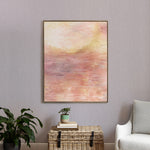 Voyage Maison Tulla Saffron Framed Canvas in Stone