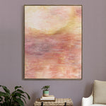 Voyage Maison Tulla Saffron Framed Canvas in Stone