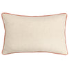 furn. Tulna Embroidered Piped Cushion Cover in Sage/Caramel