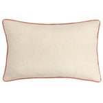 furn. Tulna Embroidered Piped Cushion Cover in Sage/Caramel