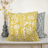 Ashley Wilde Turi Floral Jacquard Cushion Cover in Sunflower/Gold