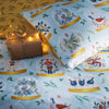 furn. Twelve Days of Christmas Festive Duvet Cover Set in Blue