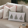 Woodland Beige Cushions - Twinkling Tree Embroidered Cushion Cover Natural Wylder
